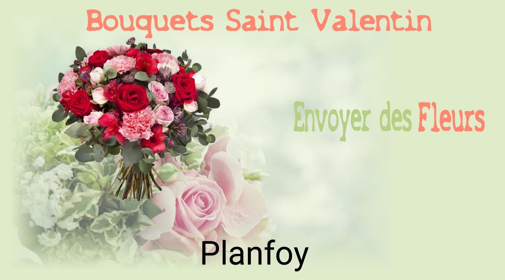 Roses de Saint-Valentin livrées à Planfoy